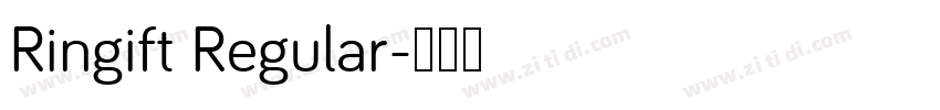 Ringift Regular字体转换